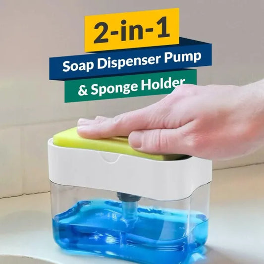2 in 1 Soap Dispenser + Sponge